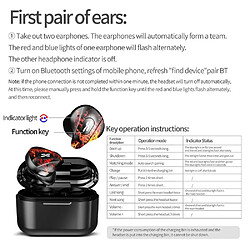 Avis Universal Véritable mini casque Bluetooth sans fil, stéréo, bouchons d'oreille sportifs, suppression du bruit, oreilles, téléphone, mains, microphone, écouteurs.