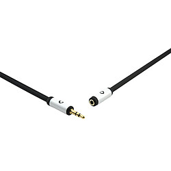 Avis Oehlbach I-Connect Jack EX Noir - Rallonge Mini-Jack 3,5 mm Mâle / Femelle de 3 m