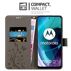 Cadorabo Coque Motorola MOTO G71 5G Etui en Gris