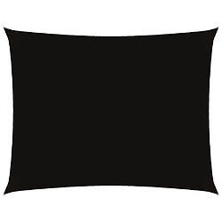 vidaXL Voile de parasol tissu oxford rectangulaire 4x5 m noir