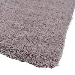 Atmosphera, Createur D'Interieur Tapis douceur en microfibre Agatha - 170 x 120 cm - Couleur lin