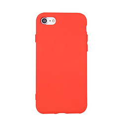 Coque en silicone pour iPhone 7/8/SE 2020/SE 2022 rouge