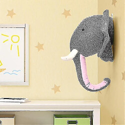 Avis Universal Décoration murale chambre enfant, pendentif mural tête d'animal en peluche