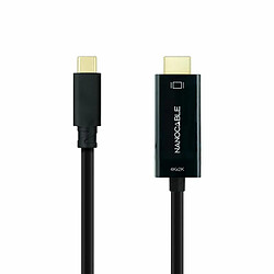 Avis Câble USB C vers HDMI NANOCABLE 10.15.5132 Noir 1,8 m 4K Ultra HD