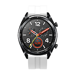 Avis Bracelet en silicone 22mm blanc pour votre Huawei Watch GT