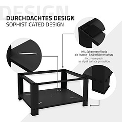 Acheter ML-Design Socle pour Machine à Laver avec Étagère, en Acier, Noir, 63x54 cm, jusqu'à 150 kg, Support Lave-Linges Standard, Pieds Antidérapants, Support Base de Lave-Linge, Estrade de 32 cm de Haut