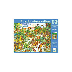 Djeco Puzzle Observation 100 p Dinosaures