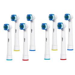 Recharge Générique de Têtes de Brosse à Dents électriques 8 Unités pour Oral B Precision Clean