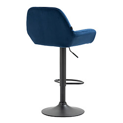 Acheter Non Tabouret de bar Braga velours noir