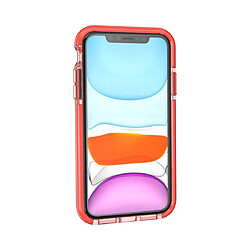 Acheter Wewoo Coque Souple Pour iPhone 11 Grille Motif Antichoc Transparent TPU Housse de protection Orange