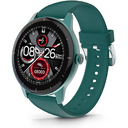 Chrono Montre Connectée Femmes Hommes CR1 1.28" Écran Tactile Complet, Montre Connectée IP68 avec Podomètre de Suivi du Sommeil et Moniteur de Fréquence Cardiaque 17 Modes Sportifs Android iOS,vert