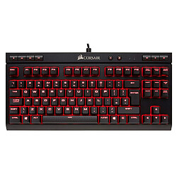 Corsair K63 USB QWERTY Anglais britannique Noir (K63 Compact Red Led MXRed) pas cher