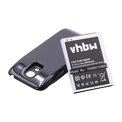 vhbw Batterie étendue 3800mAh pour smartphone Samsung Galaxy S4 Mini, S4 Mini LTE, GT-i9190, GT-i9195 remplace B500, B500BE, B500BU.