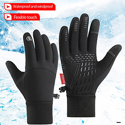 Acheter INF Gants d'hiver pour écran tactile, imperméables et coupe-vent Black L