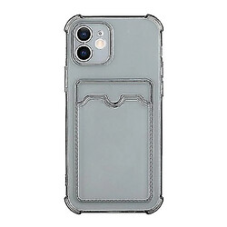 Universal Étui de téléphone iPhone 13 Pro / Case de téléphone de carte transparente (noir transparent)