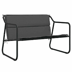 Acheter Maison Chic Salon de jardin 4 pcs avec coussins - Table et chaises d'extérieur - Mobilier/Meubles de jardin Moderne anthracite acier -MN33420