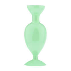 Vase En Verre Vintage Pot De Fleur Ornement Plantes Hydroponiques Jardinière Bureau Vert