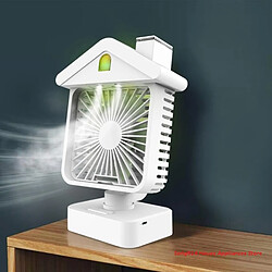 Ventilateur de Refroidisseur d'Air refroidi à l'eau Portable Sans Fil Ventilateur de Refroidissement d'Humidificateur de Refroidisseur d'Air USB Rechargeable avec Double Pulvérisation