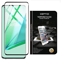 Xeptio Protection d'écran en Verre trempé Full Cover Noir OnePlus 9 / One Plus 9 5G - Tempered Glass Screen Protector/Films vitre Protecteur