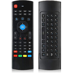 SANAG Telecommande, Telecommande Infrarouge Sans Fil Air Fly Mouse 2.4G Avec Gyroscope À 6 Axes Et Capteur G Pour Ordinateur/Tv/Projecteur/Console De Jeu/Lecteur Hd