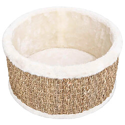 vidaXL Panier pour chat rond 36 cm Herbiers marins