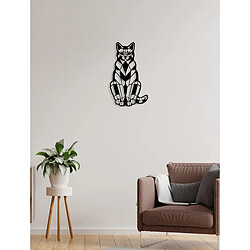 EPIKASA Décoration en Métal Chat 31 pas cher