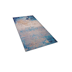 Beliani Tapis bleu 80 x 150 cm INEGOL