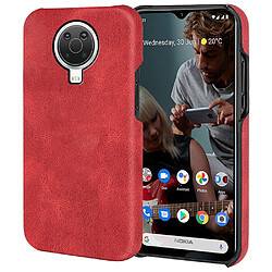 Coque en TPU + PU anti-griffes, rouge pour votre Nokia G20