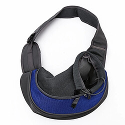 Wewoo Chien et chat Sling Carrier bleu Mains Libres Réversible Pet Papoose Bag, Taille: Large