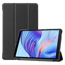 Enkay Etui en PU avec support tri-pliure noir pour votre Huawei MatePad T8/Honor Tablet X7