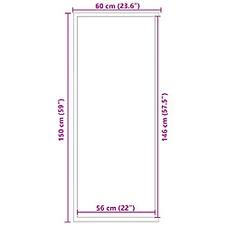 Acheter vidaXL Paillasson anthracite 40x60 cm