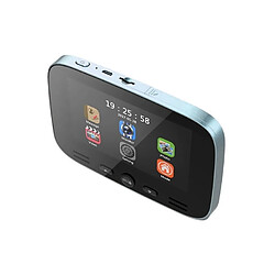 Wewoo Interphone vidéo Visiophone Azur 4.3 pouces Écran 2.0MP caméra de sécurité intelligente sonnette, carte TF de soutien 32Go Max et vision nocturne détection de mouvement Azur pas cher