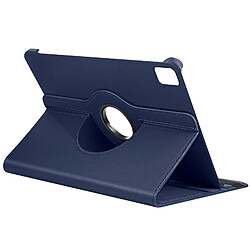 Avizar Étui Clapet pour iPad Pro 11 2024 Folio Rotatif 360 Support Stand Bleu Nuit