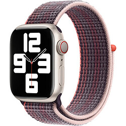 Sport Loop bracelet pour Apple Watch Series 1 á 10 / SE / Ultra (2) (44/45/46/49 mm) - Elderberry