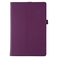 Wewoo Housse Coque Etui à rabat horizontal en cuir texturé Litchi pour Galaxy Tab S5e 10.5 T720 / T725avec support Violet