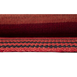 Avis Vidal Tapis de laine 345x164 rouge Jajim