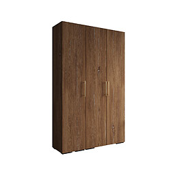 Abiks Meble Armoire Inova 3 À Portes Battantes 236,7/150/47 3 Portes (marron/d’oro)