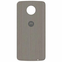 Motorola Mods Coque Bois Argent Moto Z/Z Play