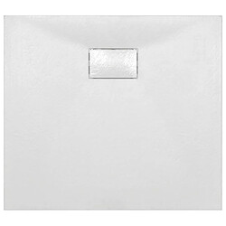 Avis vidaXL Bac de douche SMC Blanc 90 x 80 cm