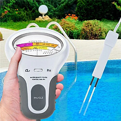 Acheter Justgreenbox Appareil de test de qualité de l'eau de testeur de mètre de chlore de 2 en 1 PH mesurant pour l'aquarium de piscine - 4001167702481