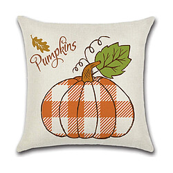 Acheter P97 4PCS 45 * 45cm Thance de Thanksgiving Pumpkin Stripe motif Linge Taie d'oreiller de vacances Maison de vacances Taie d'oreiller Sofa Coussin Coussin Coussin