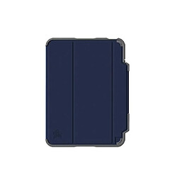 stm goods Étui Folio pour iPad 10,9" 2022 Dux Plus Renforcé avec Emplacement Apple Pencil Bleu nuit