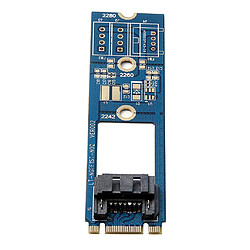 M.2 NGFF ( SATA) B & M Key To SATA III 7 Pin SSD Converter Board Card