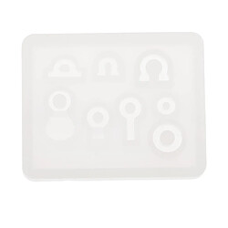 assortiment de silicone pendentif moule diy bijoux faisant de la résine artisanat moule outils 1