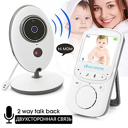 Avis Wewoo Babyphone vidéo Babycam blanc 2,4 pouces LCD 2.4GHz Surveillance sans fil caméra bébé moniteur, soutien à deux voies Talk Back, vision nocturne