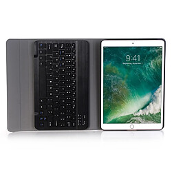 Wewoo A102 Pour iPad 10,2 pouces ultra-mince étui en cuir Bluetooth clavier détachable avec fonction de support bleu foncé pas cher