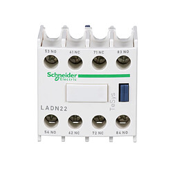 bloc contacts auxiliaires - tesys d - 2o+2f - borne à vis - schneider electric ladn22