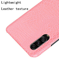 Acheter Wewoo Coque Rigide Pour Galaxy A70s antichoc Crocodile Texture PC + Etui PU Rose