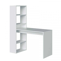 Dansmamaison Bureau d'angles + 5 niches Blanc - POLUX