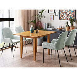 Beliani Table de repas MASELA Bois clair